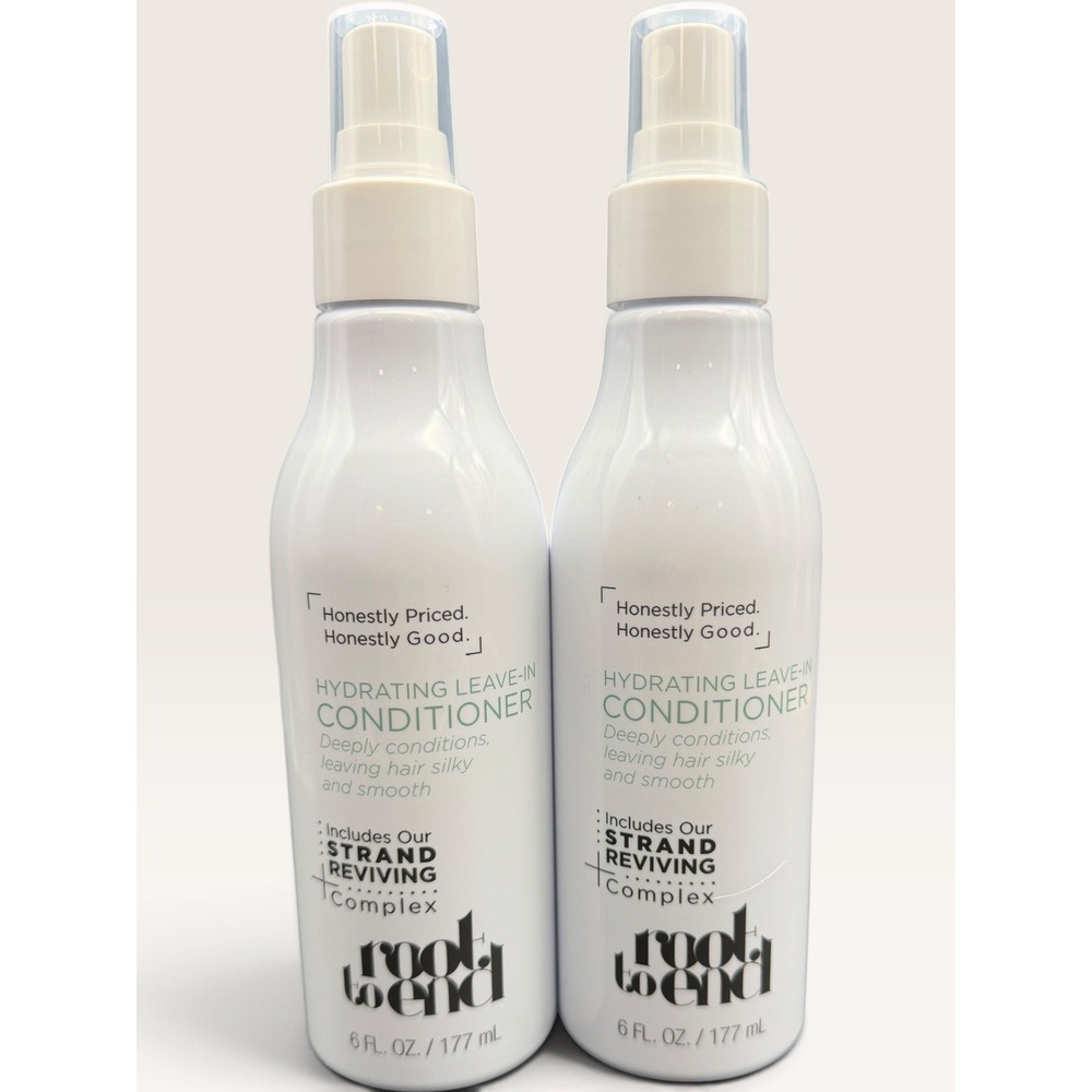 Root to End Hydrating Leave-In Conditioner 6oz Strand Reviving Complex 2 Pack